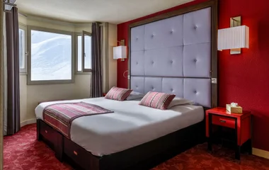 Quarto do resort.