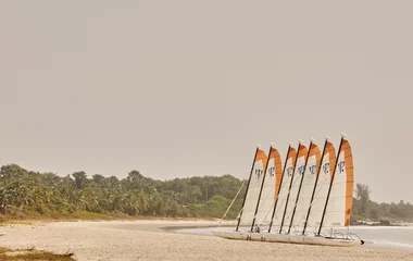 beach at club med resort in Senegal