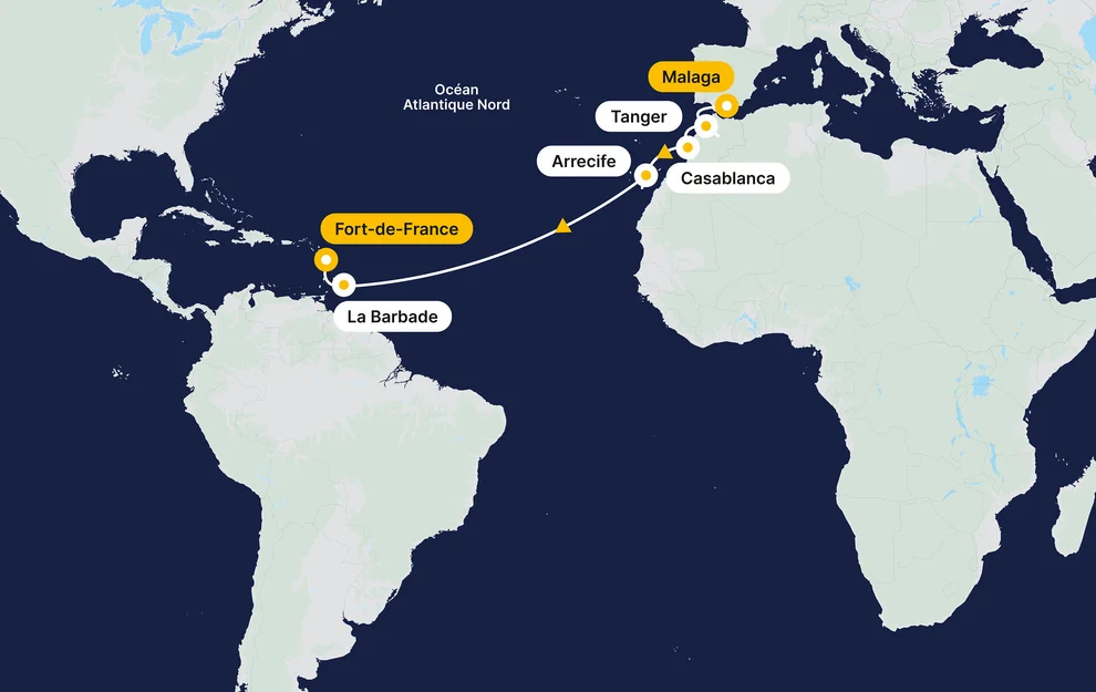 Travessia transatlântica no outono