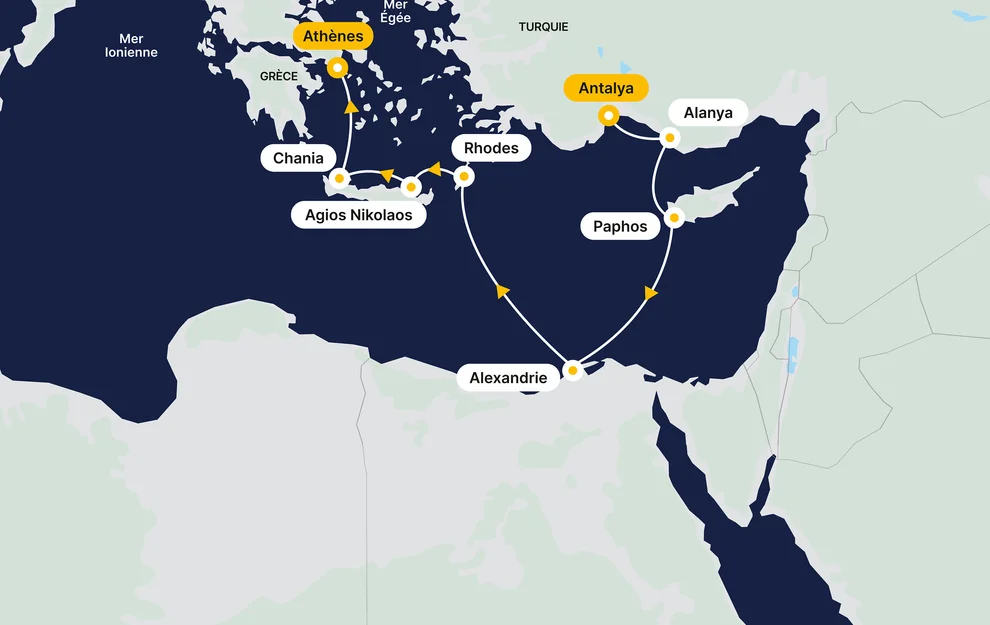 Les rives dorées de l’antiquité