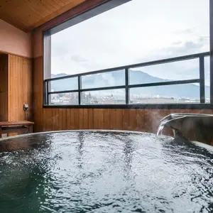 Traditional Japanese onsen in Hokkaido