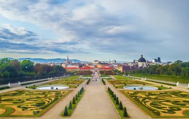 Jardin du Belvedère en Autriche