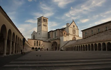 La basilique Saint-François à Assise