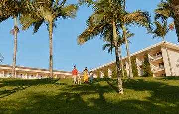Familia en el resort.