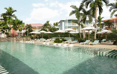 3D rendering of our new Zen Pool in Buccaneer's Creek