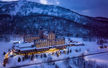 Kiroro Grand Resort from above