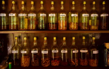 L'atelier de préparation de rhum arrangé
