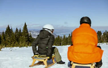 Peisey-Vallandry pueblo con nieve Navidad Saboya Club Med