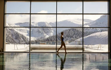 Club Med pool at Grand Massif Samoens