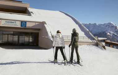 ski in ski out at Club Med
