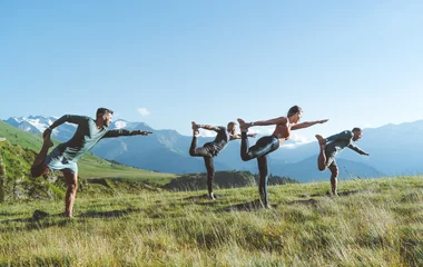 yoga en exterieur montagne club med