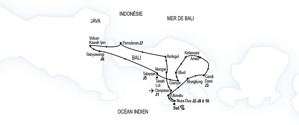 Bali et le Kawah Ijen