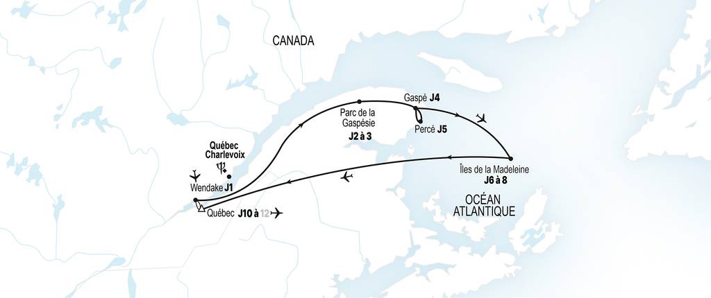 Québec, Gaspésie et îles de la Madeleine