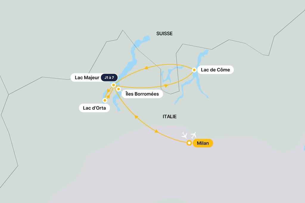 Les grands lacs italiens